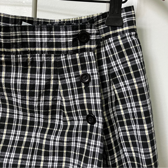 Vintage Tee Wear for Her Black Plaid High Rise Tennis Golf  Skort - Picture 4 of 6